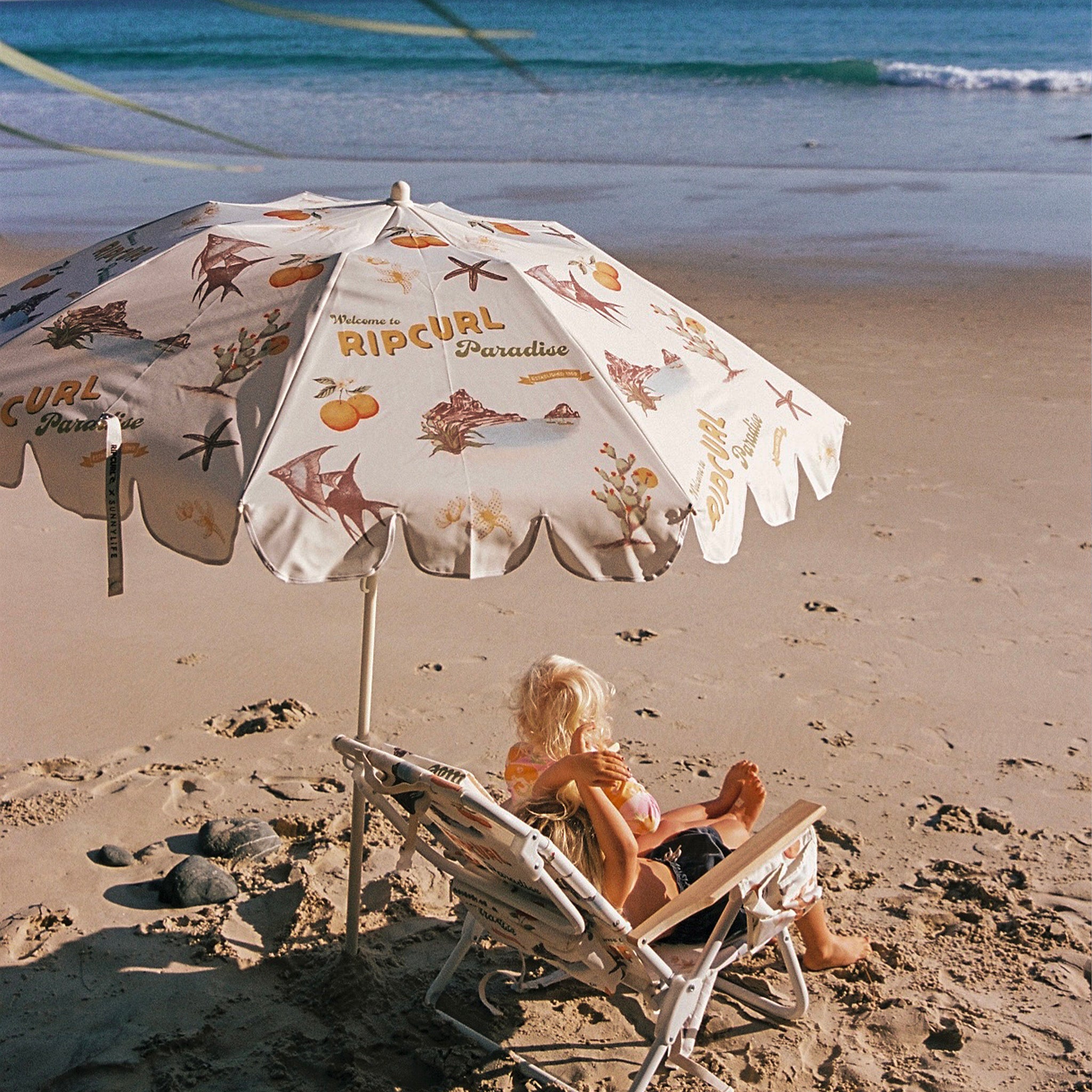 Luxe Beach Chair | Welcome to Paradise Chalk