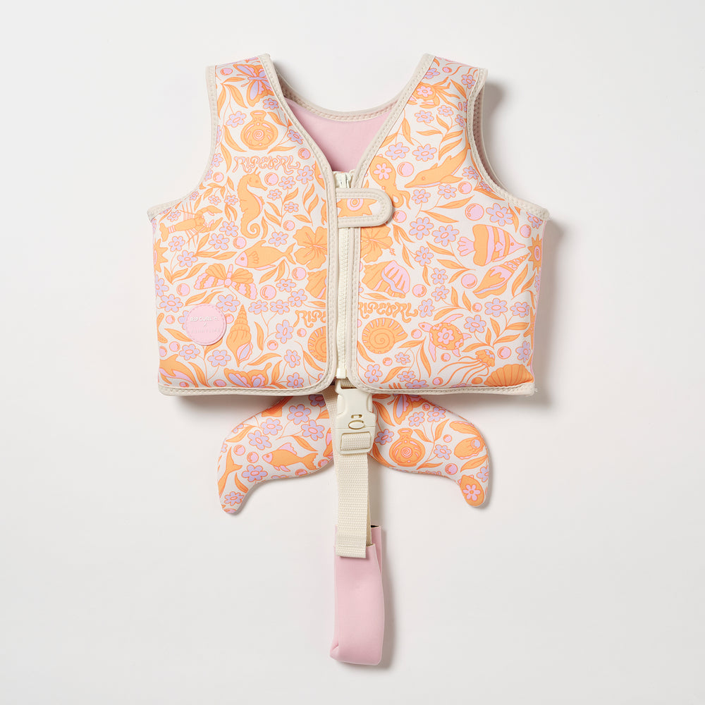 Kids Swim Vest 2-3 | Ocean Magic Pink 3D