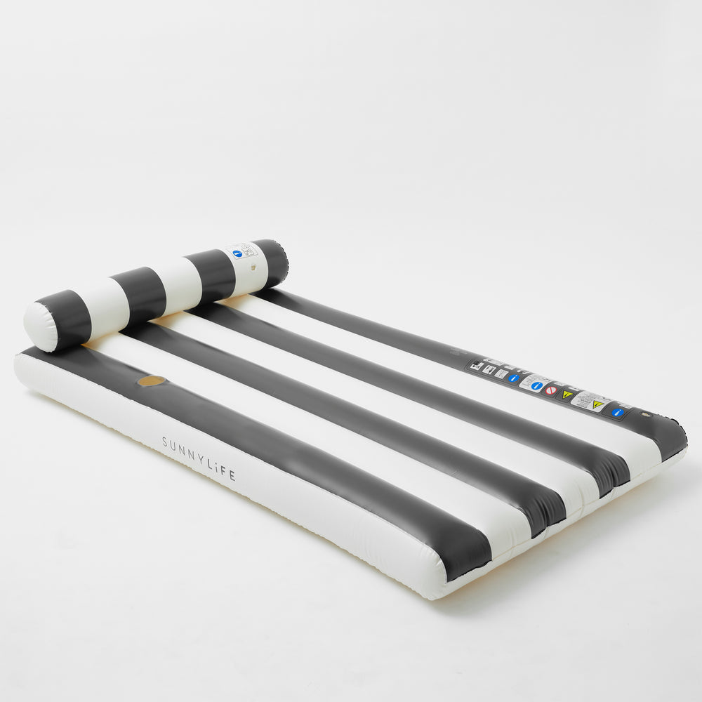 Luxe Lilo | Black Stripe