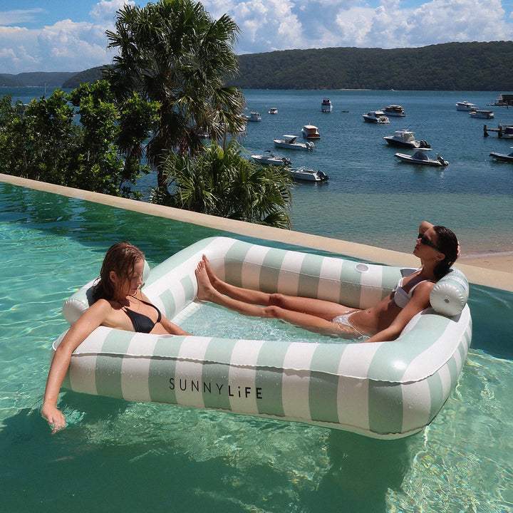 luxe twin hammock float the vacay green  