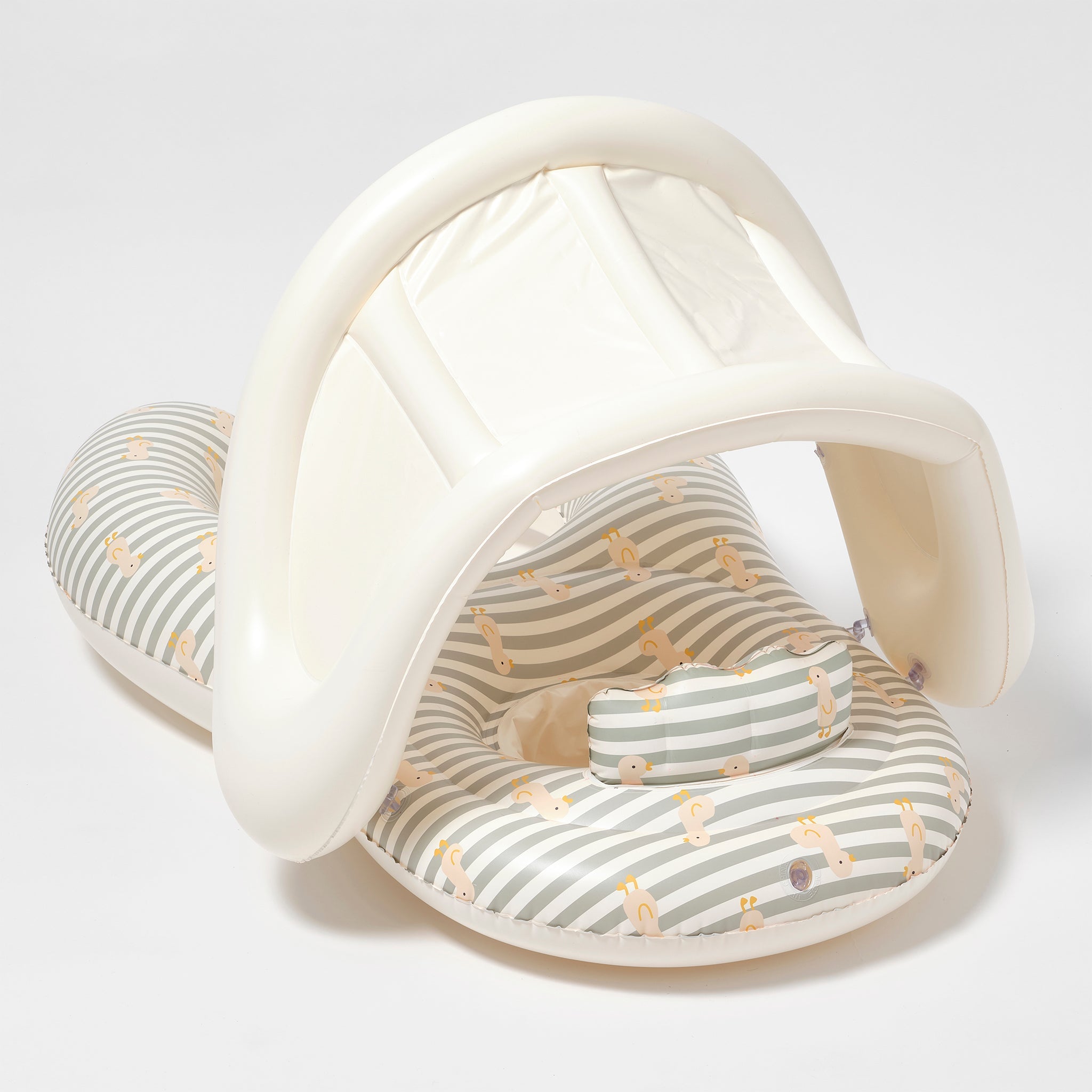 Float Together Baby Seat | Duck Sage Stripe