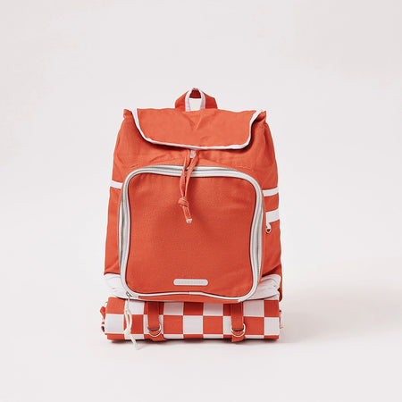 Luxe Checkered Mini Backpack