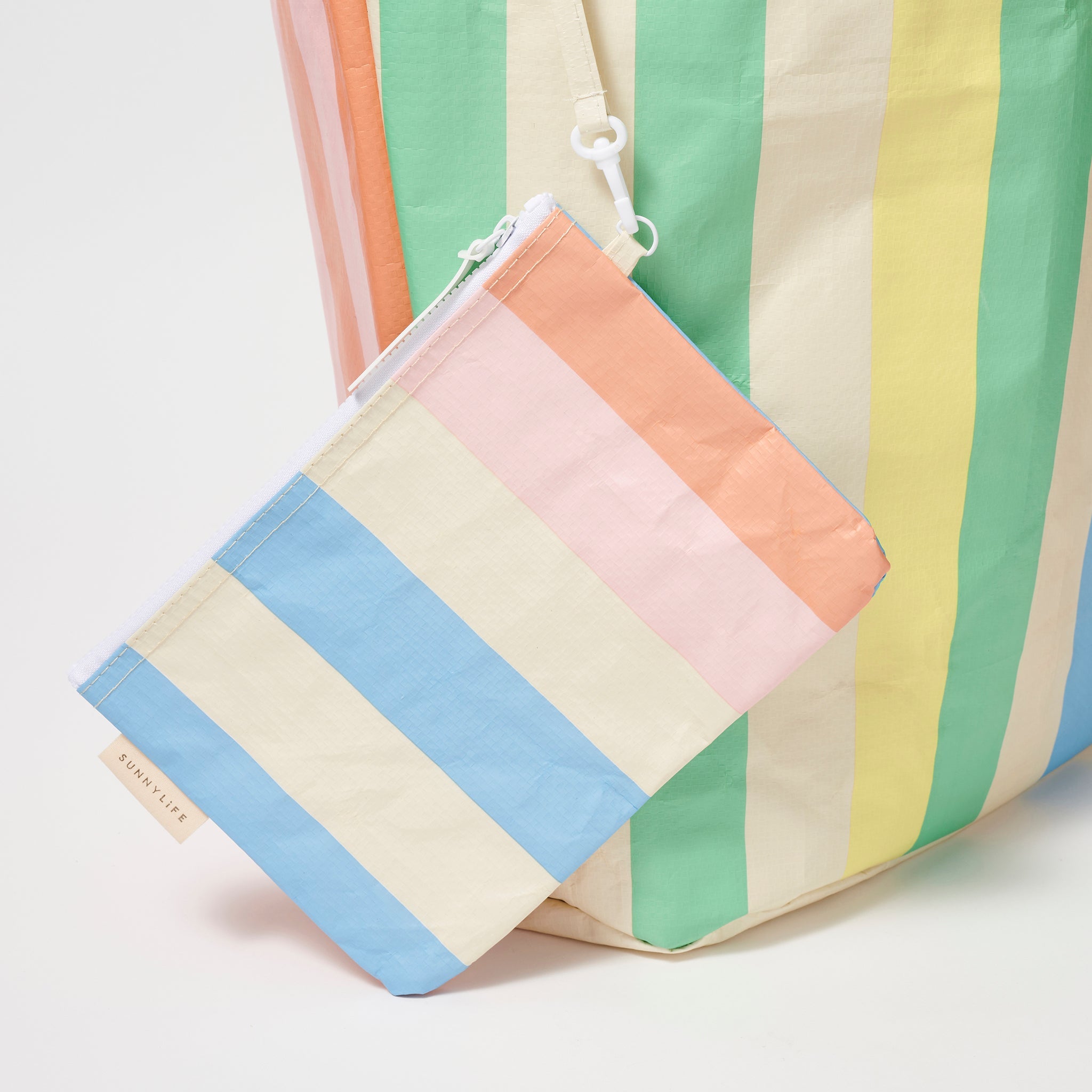Candy Stripe Extra Large Beach Bag