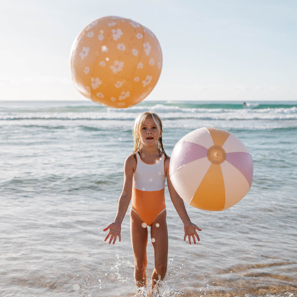 inflatable beach ball set of 2 princess swan multi  