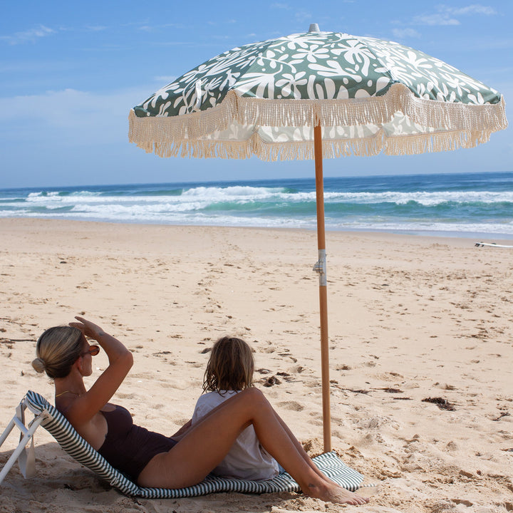 Luxe Beach Umbrella | The Vacay Olive